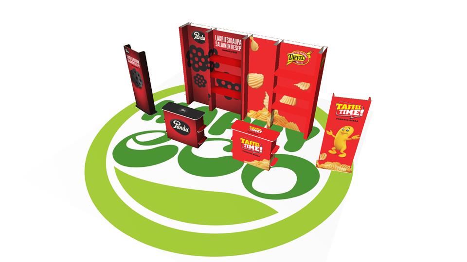Happyeco -messuosasto: Orkla Confectionery & Snacks Finland